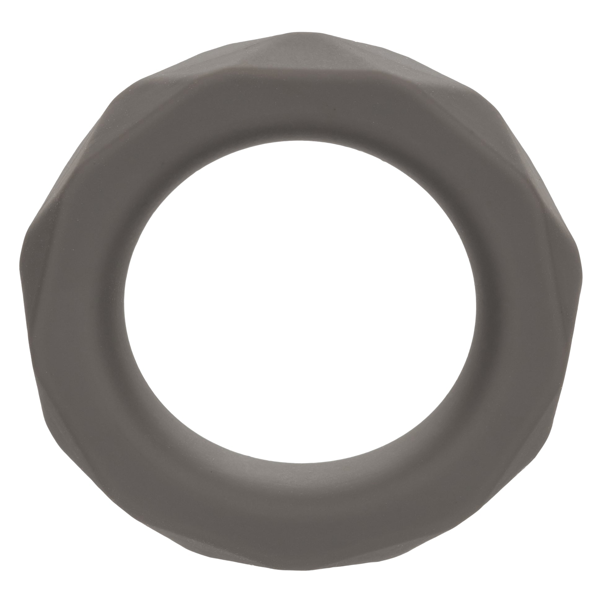 \"Alpha Liquid Silicone Prolong Prismatic Ring - Gray SE1491602\"