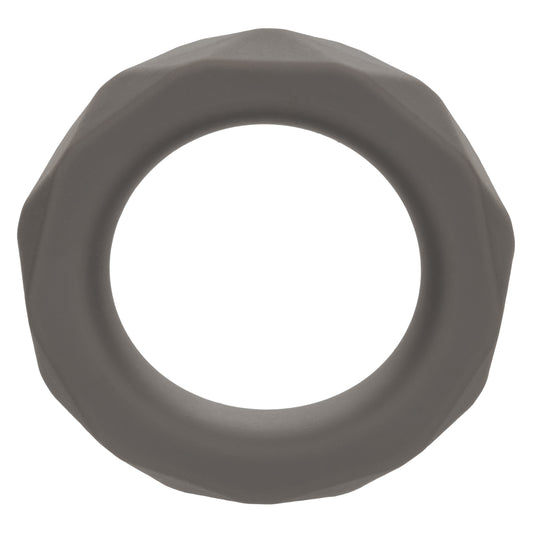 \"Alpha Liquid Silicone Prolong Prismatic Ring - Gray SE1491602\"