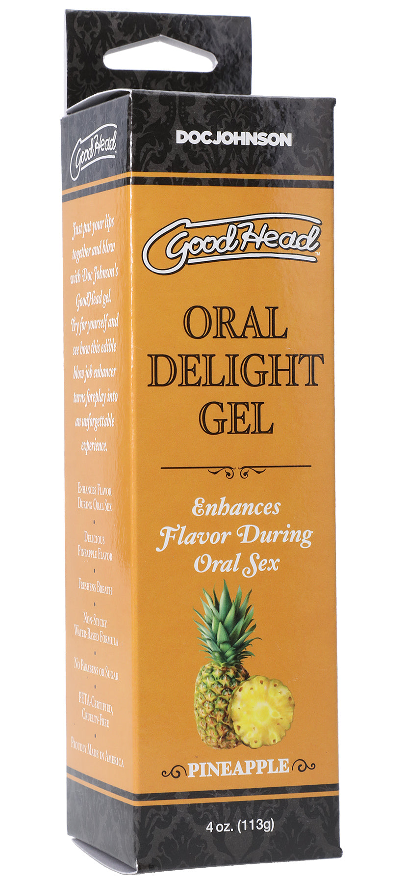 \"Goodhead - Oral Delight Gel - Pineapple - 4 Oz. DJ1361-10-BX\"