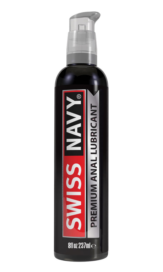 \"Swiss Navy Premium Silicone Anal Lubricant - 8 Oz. MD-SNAL8\"