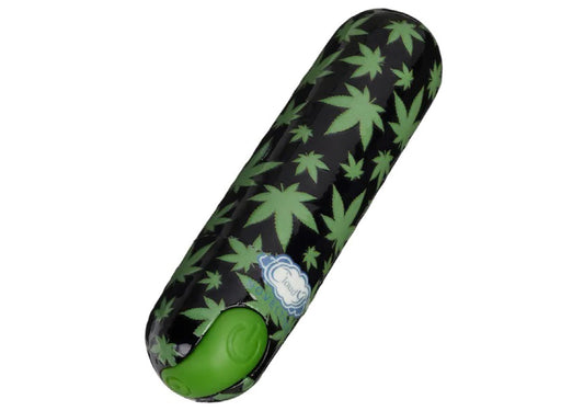 420 Stubby Vibe Cannabis Leaf - Black/green WTC601