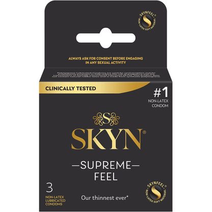 \"Skyn Supreme Feel 3 Count Condoms PM00166\"