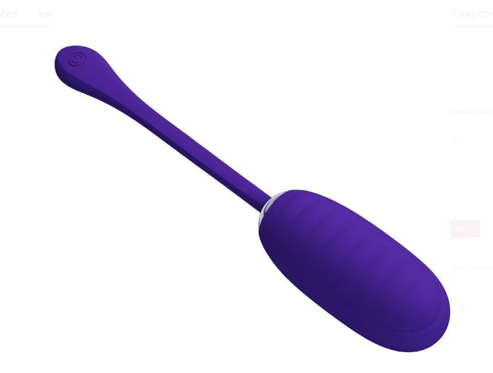 Kirk Rechargeable Vibrating Egg - Purple