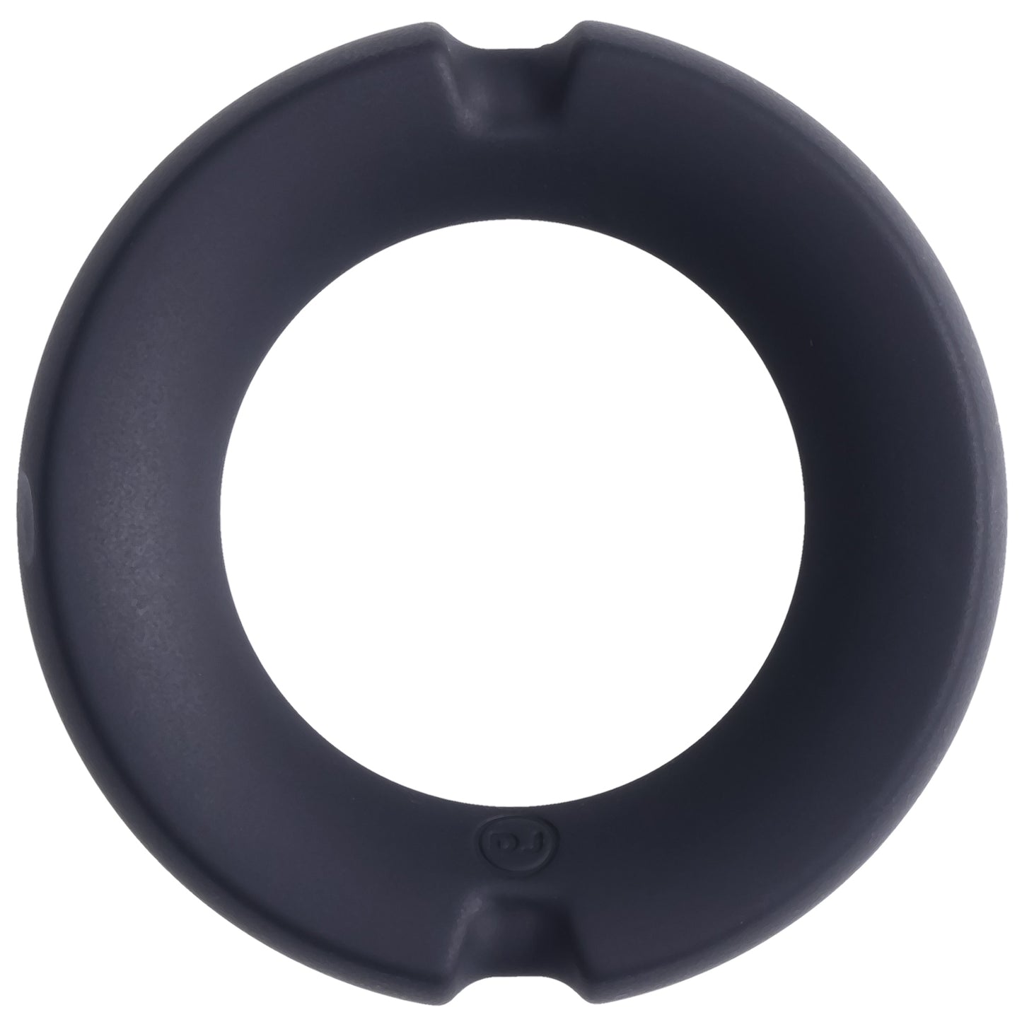 \"Merci - the Paradox - Silicone Covered Metal Cock Ring - 35mm - Black DJ2402-38-BX\"