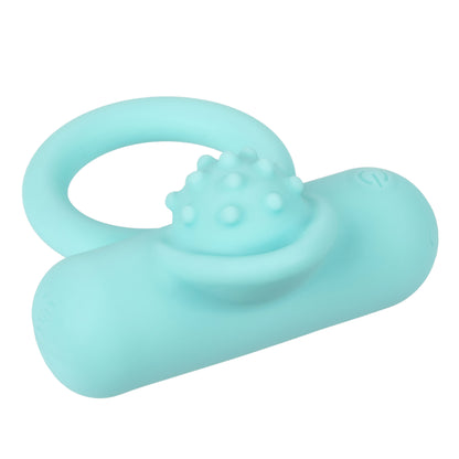 Silicone Rechargeable Nubby Lover's Delight - Blue