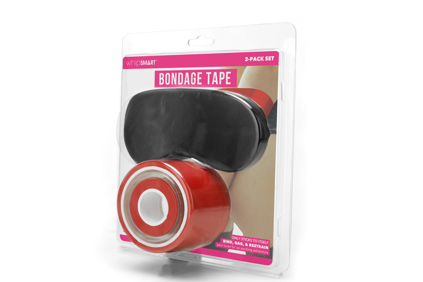 \"Whipsmart 100ft Bondage Tape Red X-WS1060-RED\"