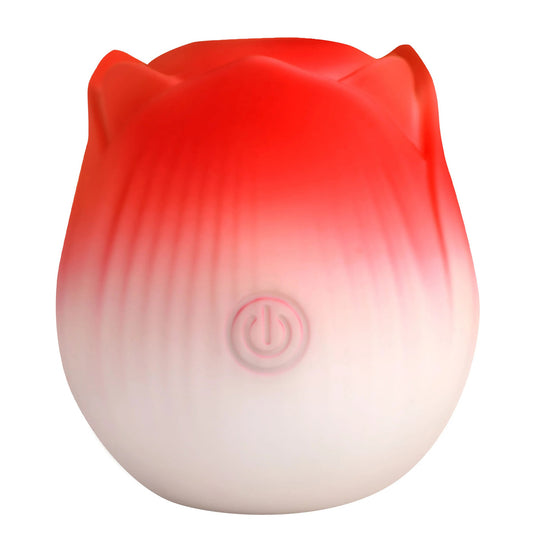 \"Pulsing Petals Throbbing Rose Stimulator - Red INM-AH387-RED\"