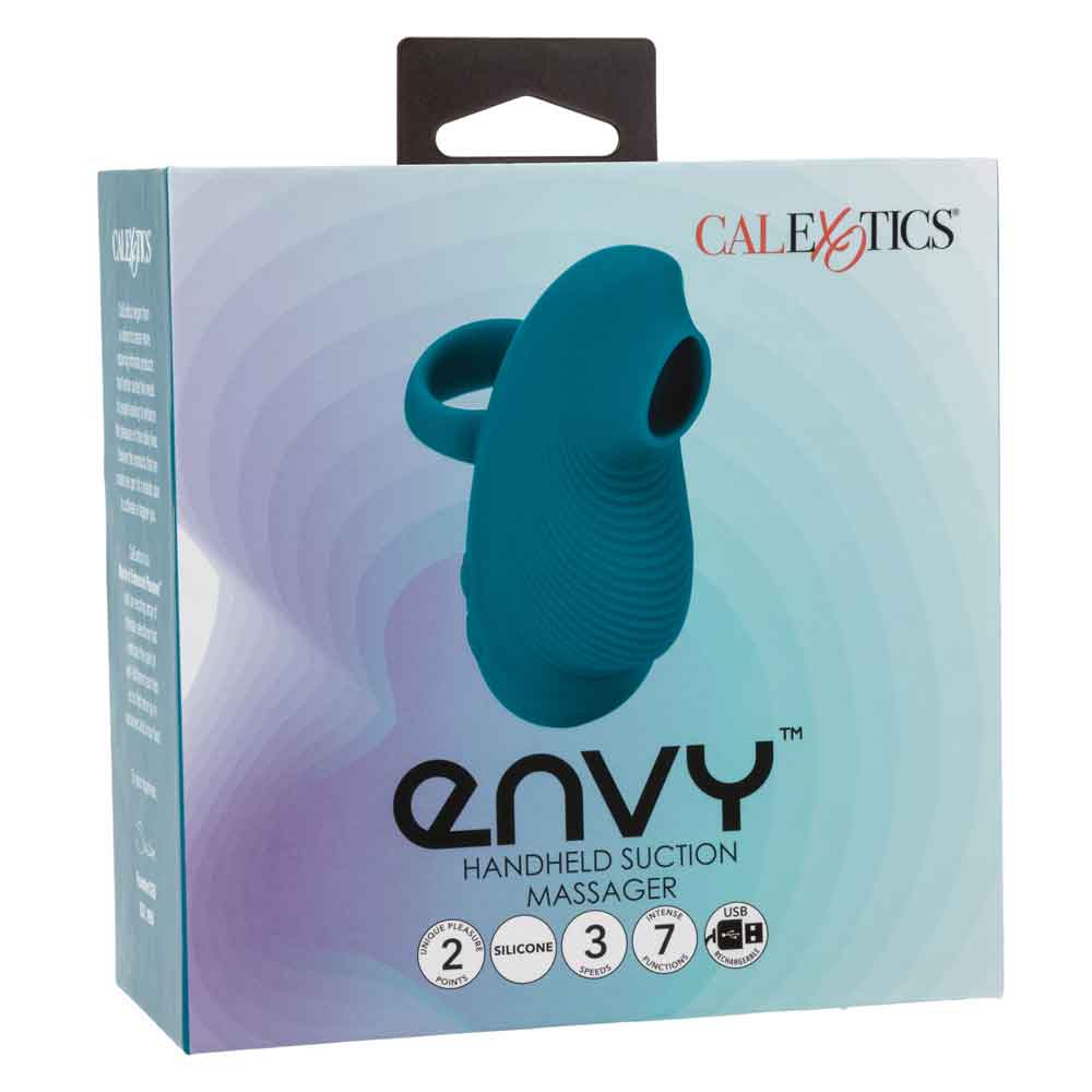 Envy Handheld Suction Massager - Blue