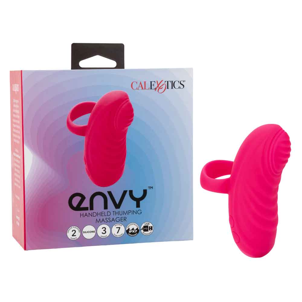 Envy Handheld Thumping Massager - Pink