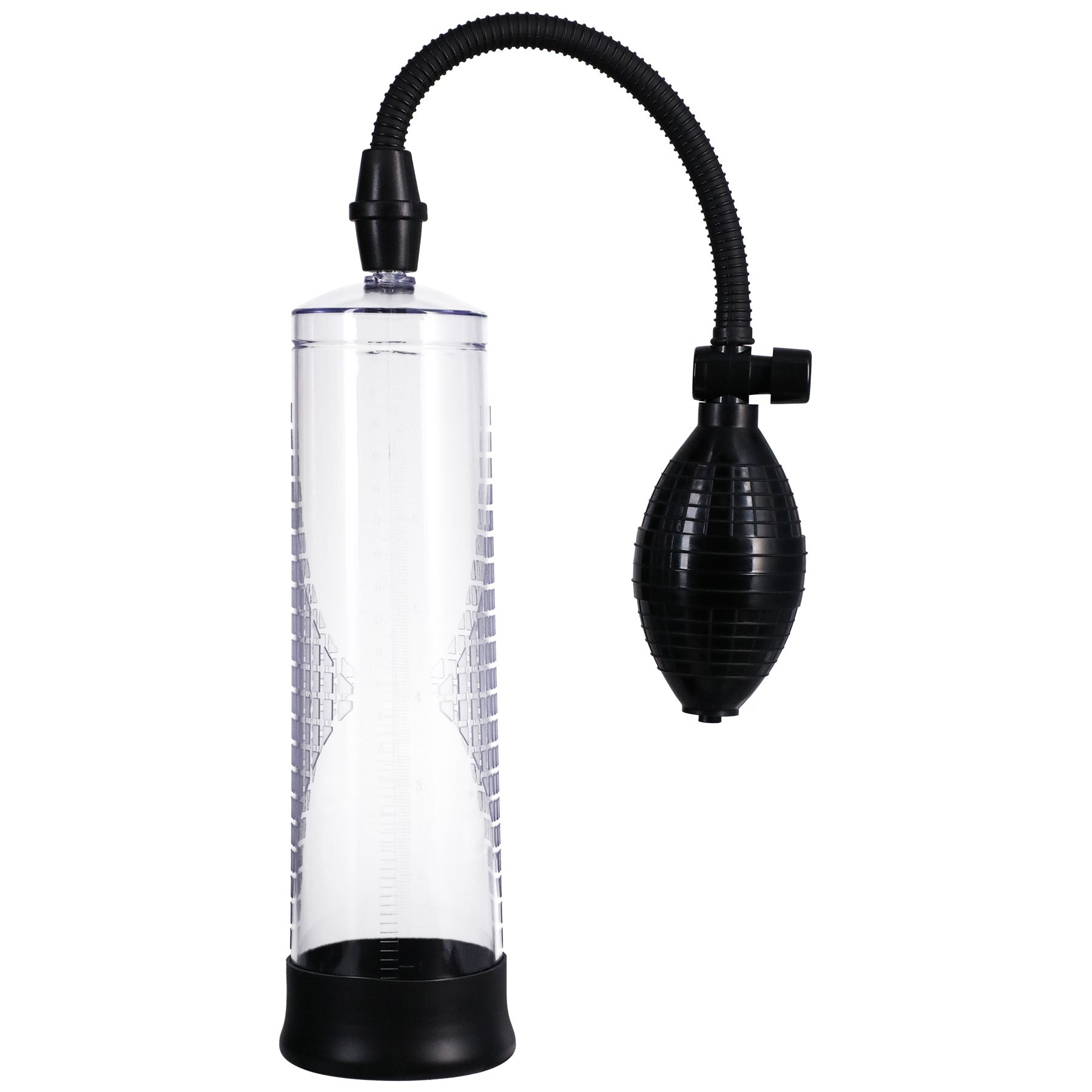 \"Rock Solid - Classic Penis Pump - Black/clear DJ3705-03-BX\"