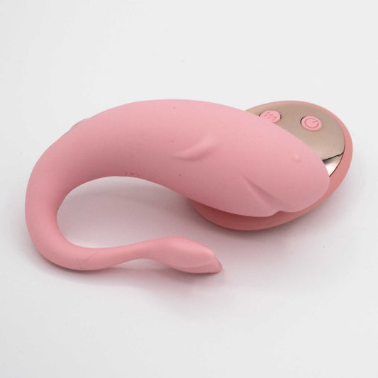 \"Orcasm Remote Controlled Wearable Egg Vibrator - Pink LAK-9101\"