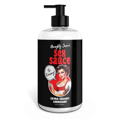 \"Naughty Jane's Sex Sauce Extra Creamy Lubricant 16 Oz NJ-AH397-16OZ\"