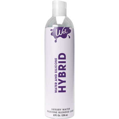 Wet Hybrid Luxury Water/silicone Blend Based  Lubricant 8 Oz