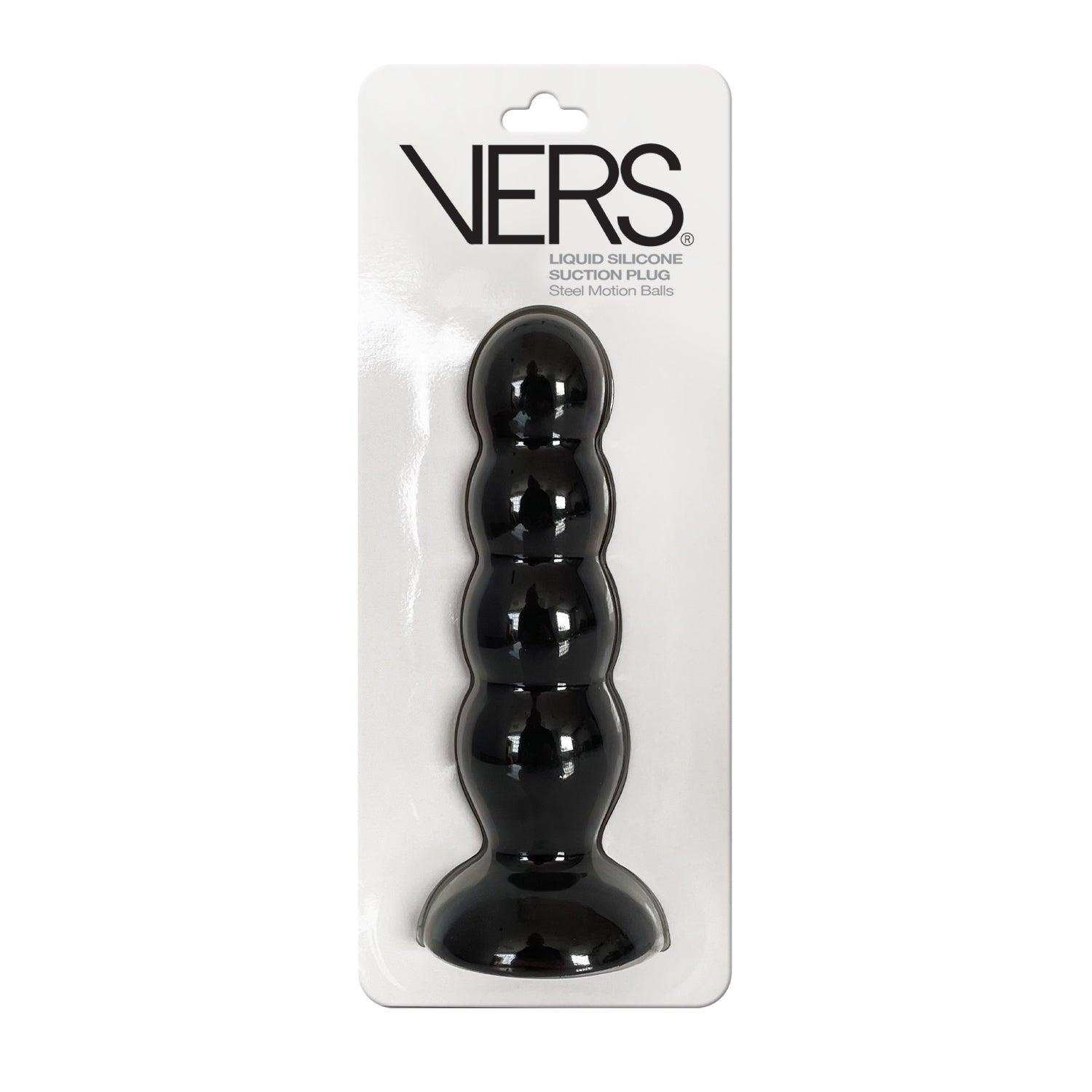 \"Vers Liquid Silicone Suction Plug - Black BY-VRS-2209\"