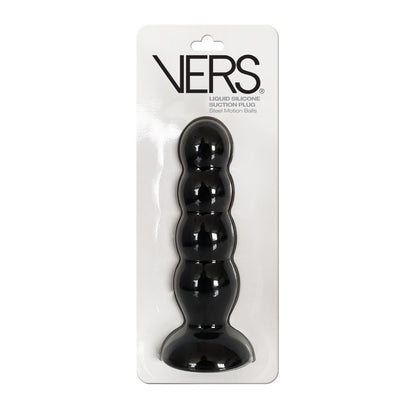 \"Vers Liquid Silicone Suction Plug - Black BY-VRS-2209\"