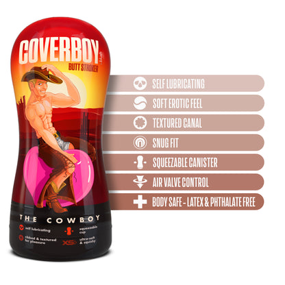 Coverboy - Cowboy - Self Lubricating Stroker -  Beige