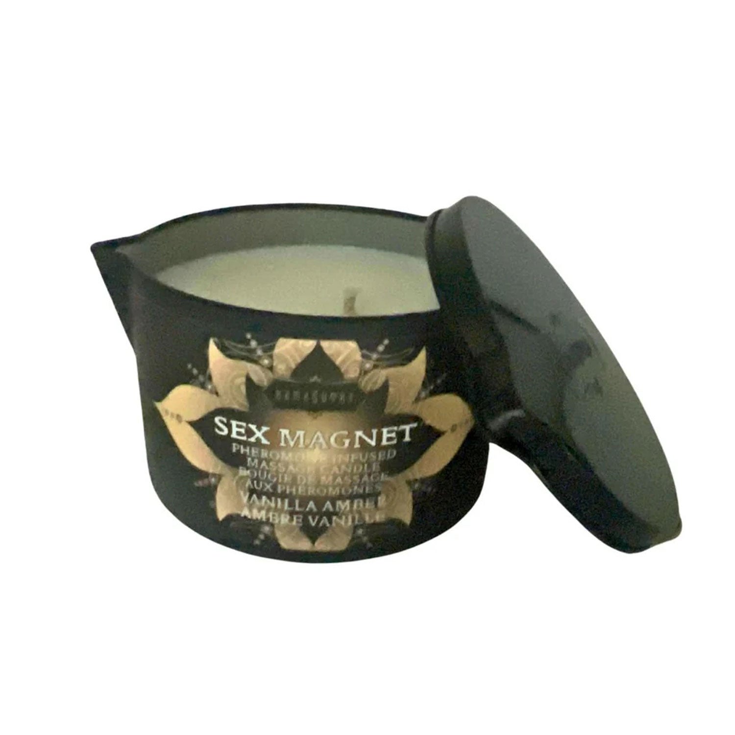 \"Sex Magnet Pheromone Massage Candle - 6oz -Vanilla KS-12070\"