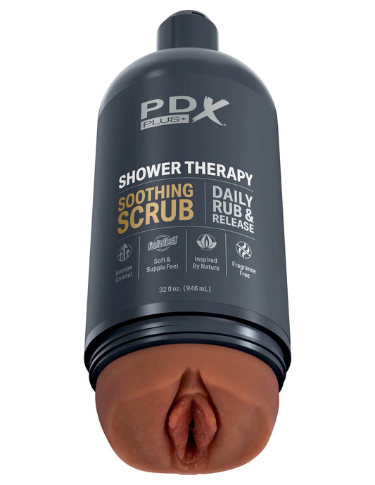 \"Shower Therapy - Soothing Scrub - Brown PDRD622-29\"