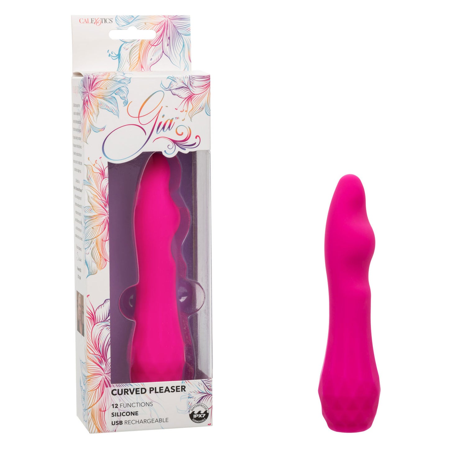 Gia Curved Pleaser - Pink