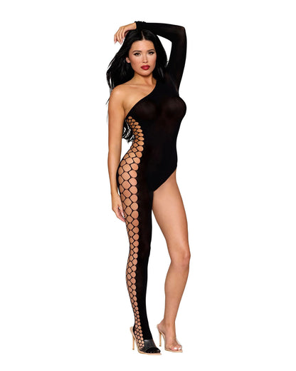 \"Bodystocking Dmnd - One Size - Black DG-0514BLKOS\"