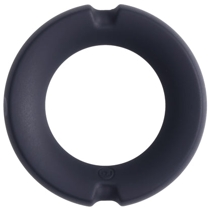 \"Merci - the Paradox - Silicone Covered Metal Cock Ring - 45mm - Black DJ2402-39-BX\"