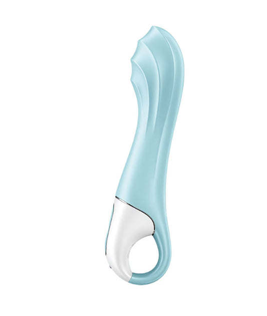 \"Satisfyer Air Pump Vibrator 5 Plus Inflatable G-Spot Vibrator - Blue SAT-J2018-252\"