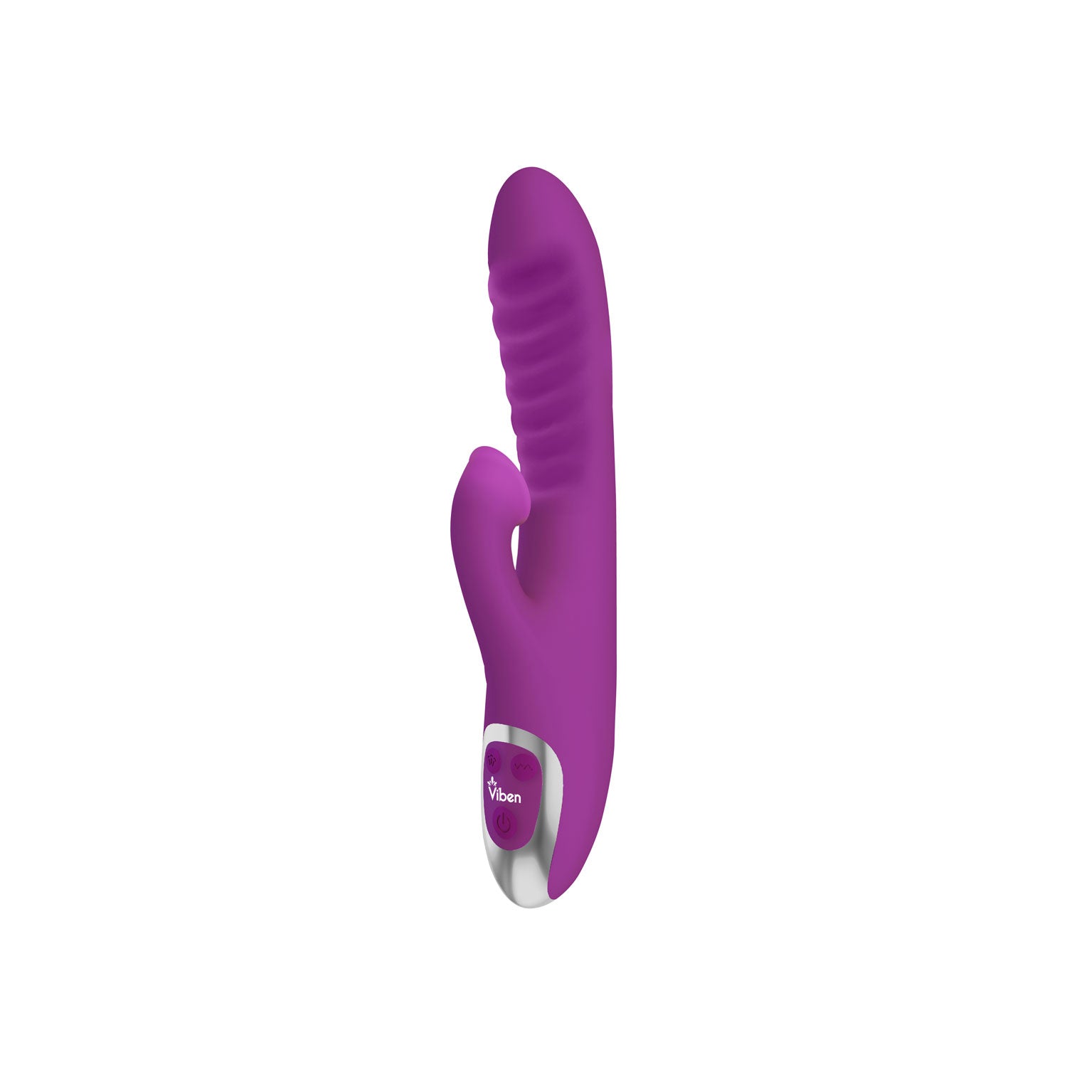 Frenzy - Rabbit Vibe With Clitoral Suction - Berry