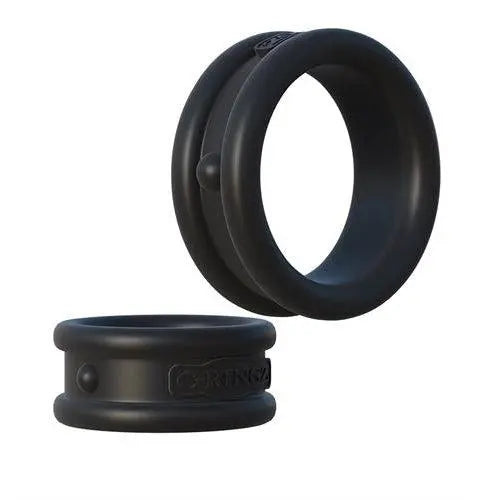 Fantasy C-Ringz Max Width Silicone Rings - Black PD5905-23