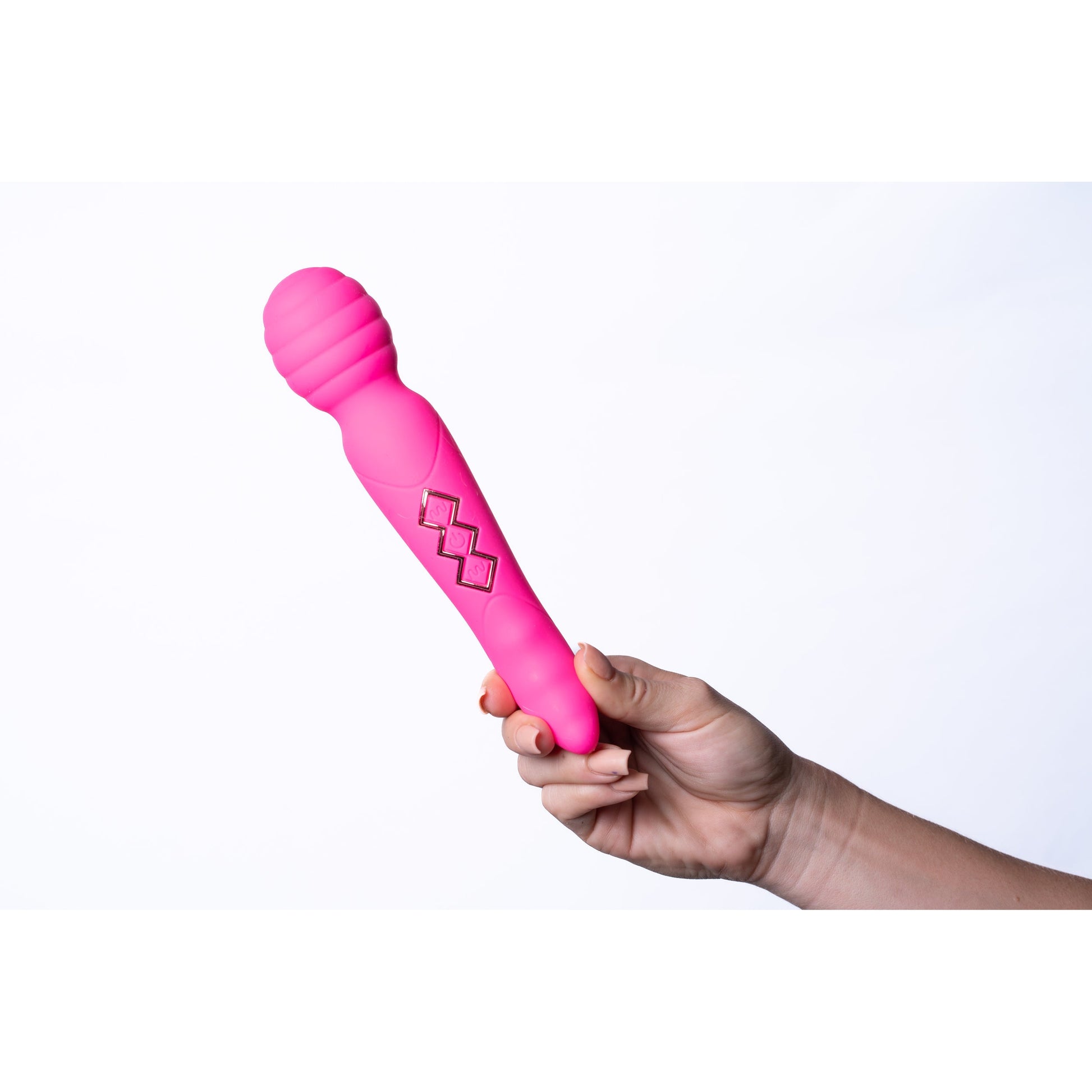 Zoe Twisty Dual Vibrating Pleasure Wand - Pink