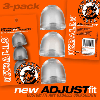 Cocksheath Adjustfit 3 Pack Bullet Inserts