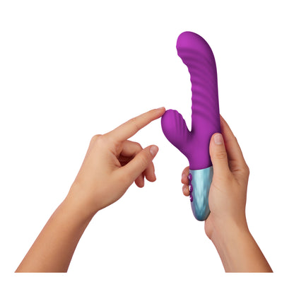 Delola Liquid Silicone Rabbit - Purple