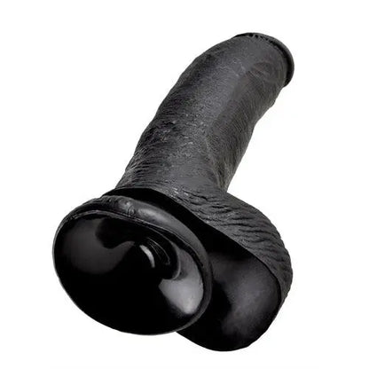 King Cock 9-Inch Cock With Balls - Black