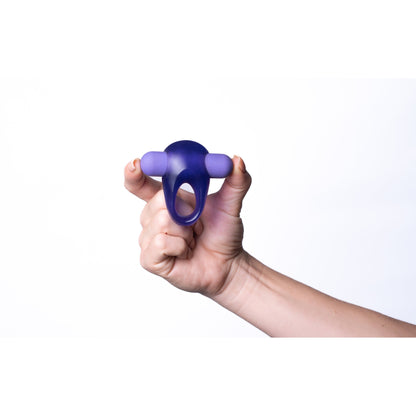 Casey Vibrating Erection Enhancer Ring - Purple