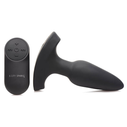 Laser Heart Anal Plug With Remote Control - Small