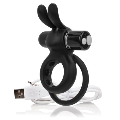 Charged Ohare Rechargeable Rabbit Vibe - Black