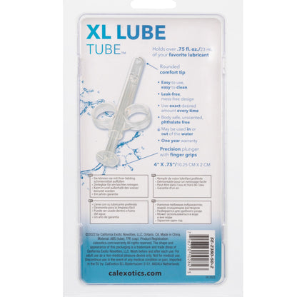 Xl Lube Tube - Clear