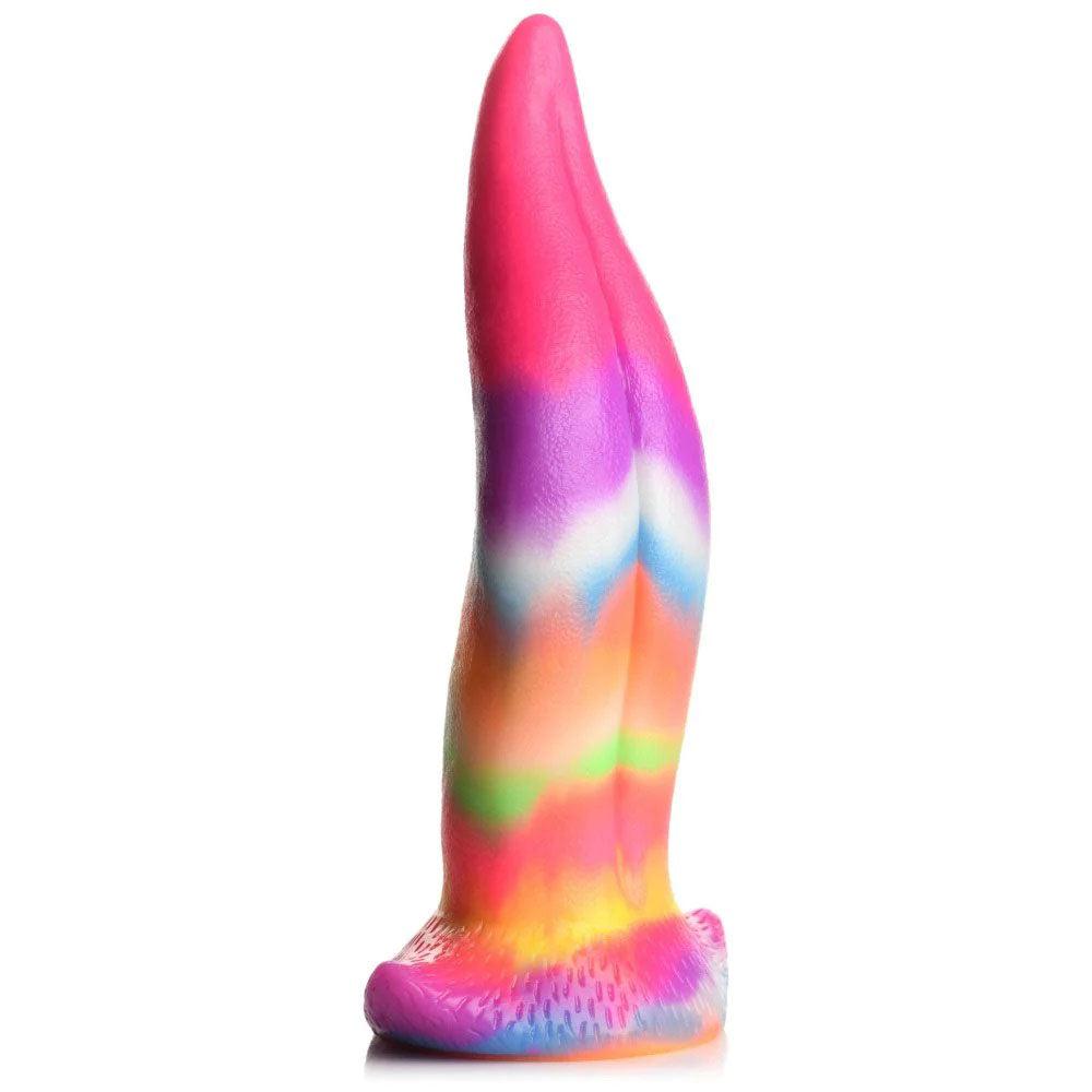 Unicorn Kiss - Unicorn Tongue - Glow-in-the-Dark - Silicone Dildo