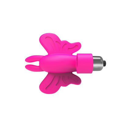 The 9's Flirt Finger Butterfly Finger Vibrator - Pink