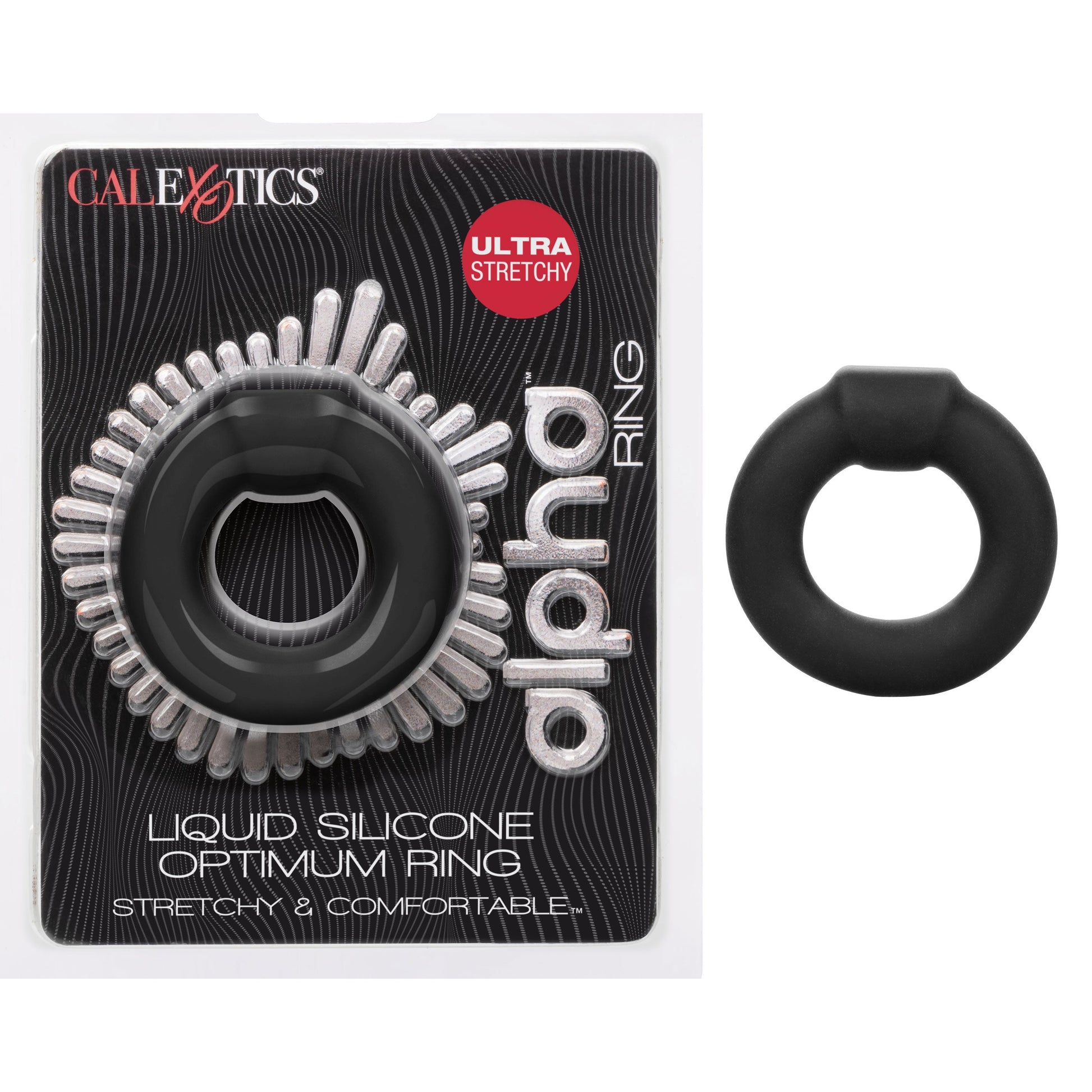 Alpha Liquid Silicone Optimum Ring - Black