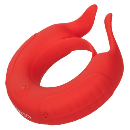 Silicone Rechargeable Taurus Enhancer - Red