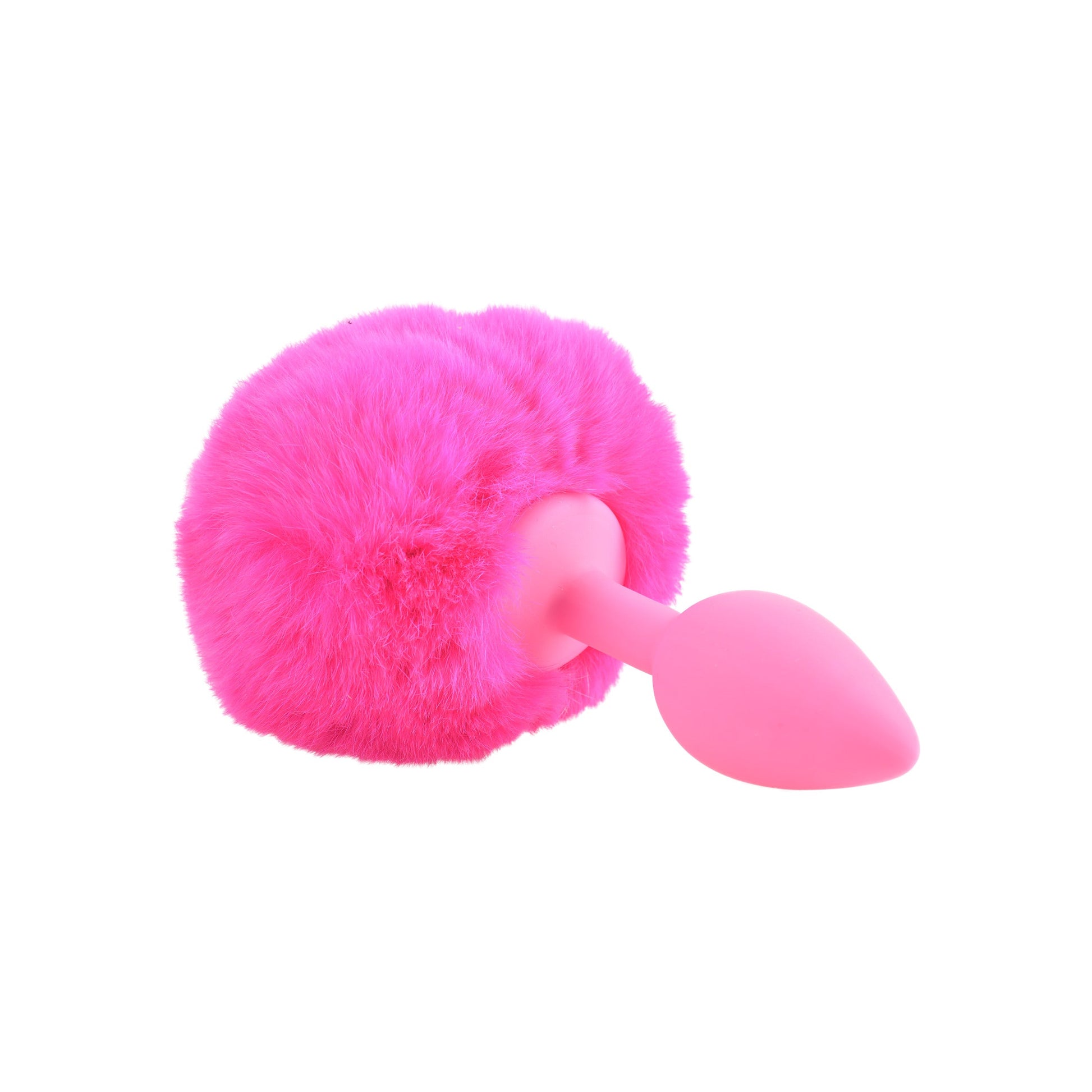 Neon Bunny Tail - Pink