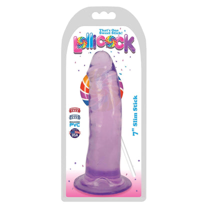 Lollicock 7 Inch Slim Stick - Grape Ice