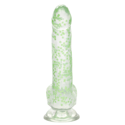 Naughty Bits I Leaf Dick Glow-in-the-Dark Weed  Leaf Dildo - Glow in the Dark