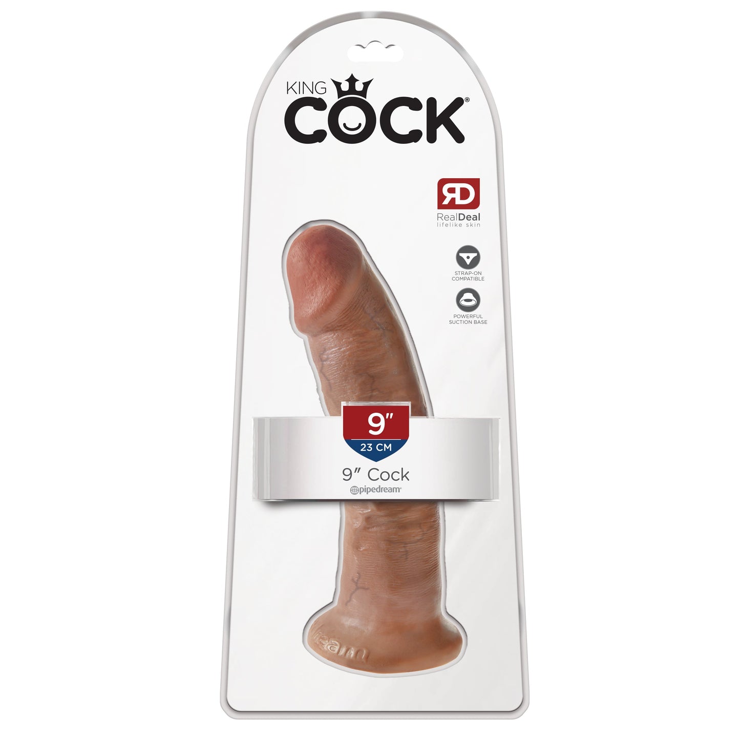 King Cock  9 Inch Cock - Tan