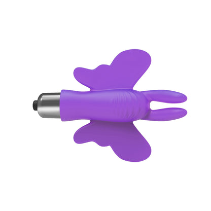 The 9's Flirt Finger Butterfly Finger Vibrator - Purple