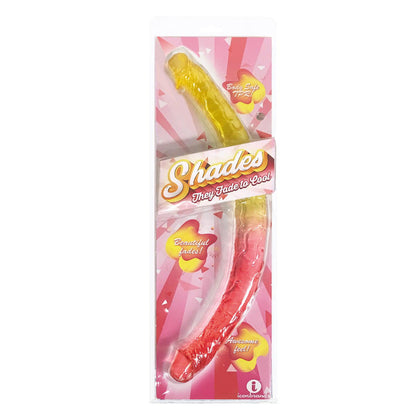 Shades - 17 Inch Double Dong - Pink and Yellow