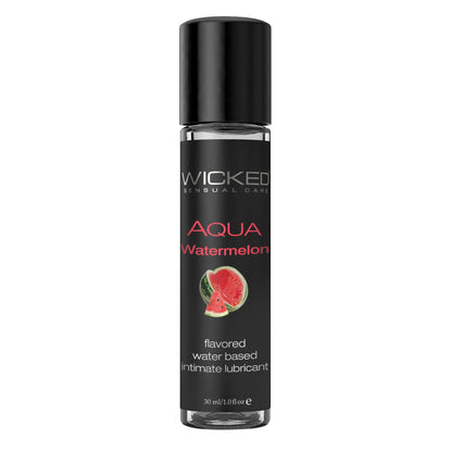 Aqua Watermelon Flavored Water Based Intimate  Lubricant - 1 Fl. Oz.