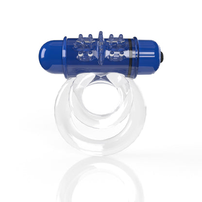 Screaming O 4b - Double O Super Powered Vibrating  Double Ring - Blueberry