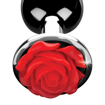 Red Rose Anal Plug - Medium