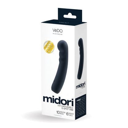 Midori Rechargeable G-Spot Vibe - Just Black